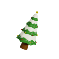 3d Christmas Pine Tree png