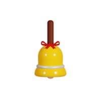 3d Christmas Bell png