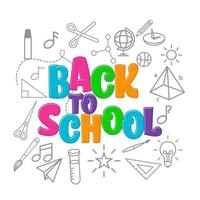 Back to school element  icon vector