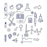 Back to school element  icon vector