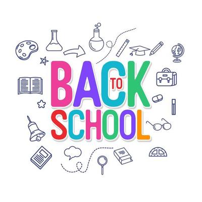 Back to school element  icon vector