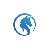 Unicorn Logo icon vector illustration