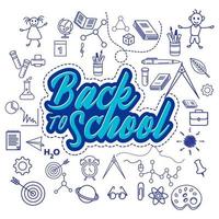 Back to school element  icon vector