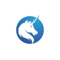 Unicorn Logo icon vector illustration