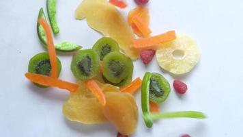 Dried fruits, variety pack video