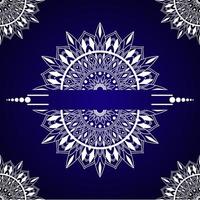 Luxury decorative mandala design background vector