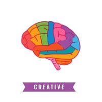 Creative Brain Illustration vector