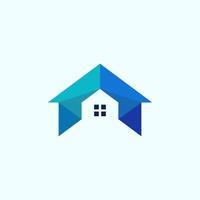 Abstract House Simple Logo Concept vector