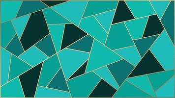 mosaic background green colors vector