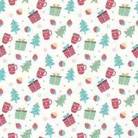 merry christmas pattern vector