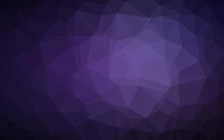 patrón de triángulo borroso vector púrpura oscuro.