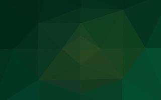 Light Green vector abstract polygonal layout.