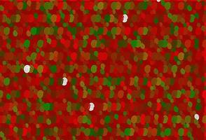 Light Green, Red vector template with liquid shapes.