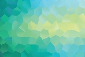 Light Green, Yellow vector background with hexagons.