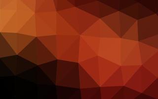 Dark Red vector shining triangular template.