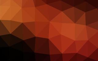 Dark Red vector shining triangular template.