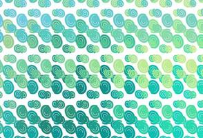 Light Green, Yellow vector pattern with liquid shapes.