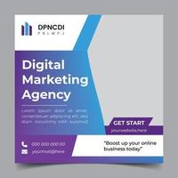 Digital Business Marketing Banner for Social Media post Template  vector