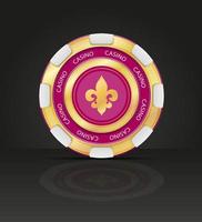 casino gambling chips vector illustration isolated on white background