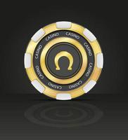 casino gambling chips vector illustration isolated on white background