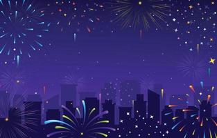 New Year Firework Celebration vector