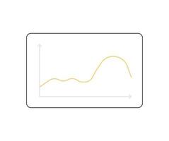 análisis de datos comerciales y gestión eficaz que analiza la información, gráficos de ilustración vectorial plana. vector