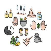 Alternative Medicine Elements vector