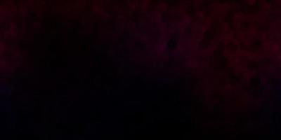 Dark pink, red vector pattern with hexagons.