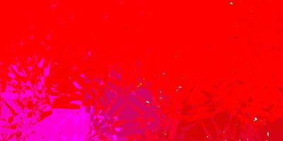 Dark Pink, Yellow vector background with polygonal forms.