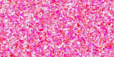 Light pink vector template with triangle shapes.