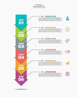 business infographic template vector