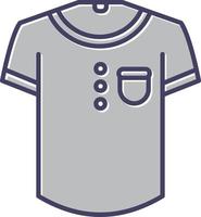 icono de vector de camiseta