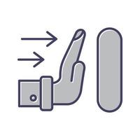 Push Vector Icon