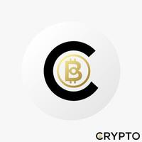 Simple and unique letter or word C and B font like crypto coin image graphic icon logo design abstract concept vector stock. Can be used as symbol related to trading or money