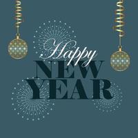 Happy new year 2023 celebration background vector