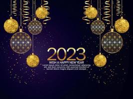 pancarta de año nuevo 2023 vector