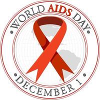 World AIDS Day Poster Design vector