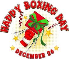 Boxing Day Banner Design vector