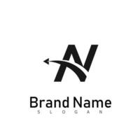 n logo design symbol vector