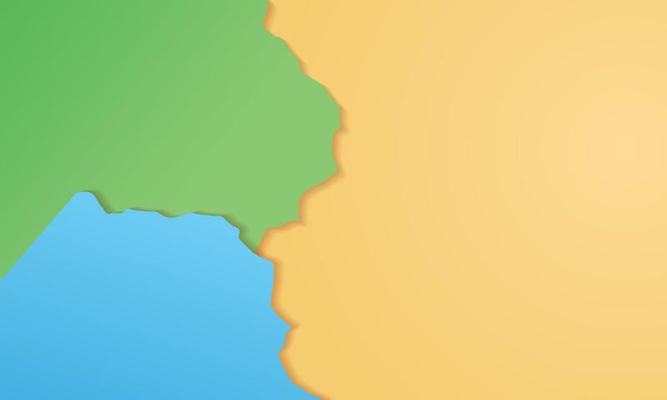 Colorful backdrop of torn papers. - Vector.