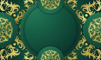 Islamic background with vintage gold pattern. -  Vector. vector