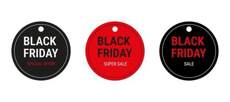 black friday tags vector