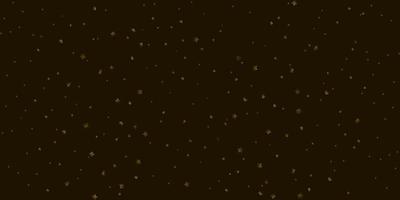 fondo negro con confeti dorado, estrellas y puntos vector