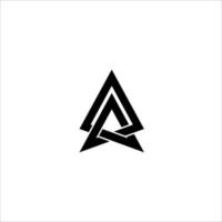 AA modern luxury monogram logo design vector
