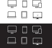 Computers and mobile phones vector design.eps