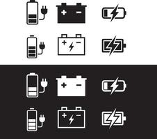 battery icon vector design