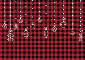 Christmas and New Year pattern at Buffalo Plaid. Festive background for design and print esp10 vector