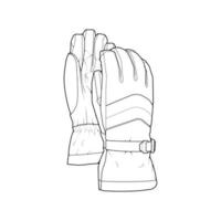 Isolated object of glove and winter icon. Set of glove and equipment vector icon for stock.