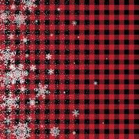 patrón de navidad y año nuevo en buffalo plaid. fondo festivo para diseño e impresión esp10 vector