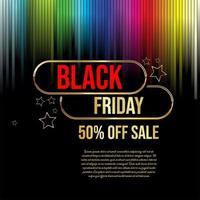 Black Friday super sale and best price background isolated on black background vector